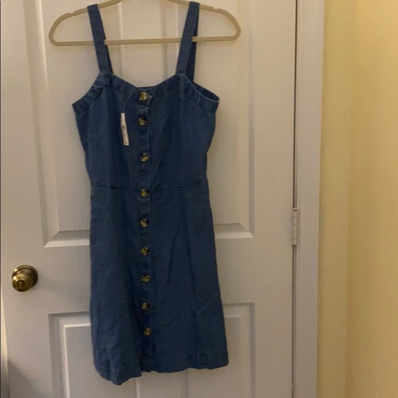 denim dress size 4